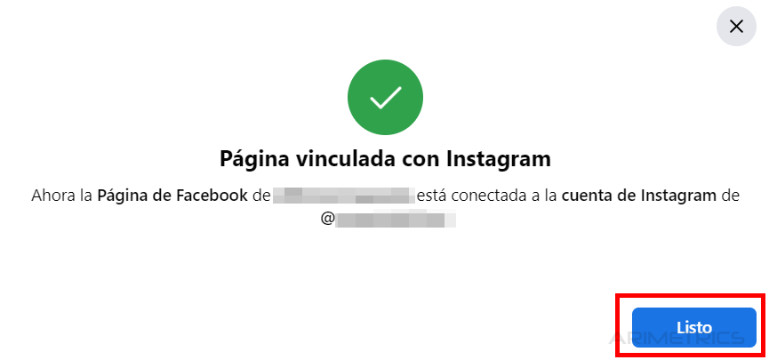 Cómo vincular una cuenta de Instagram con una página de Facebook